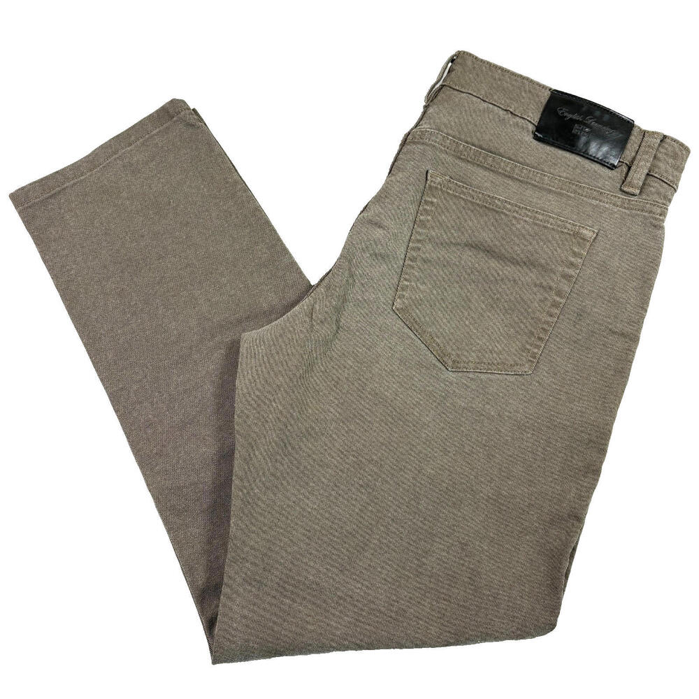 English Laundry Mens Jeans 34x30 Brown Stretch Slim Fit Denim Y2K Grunge Vintage